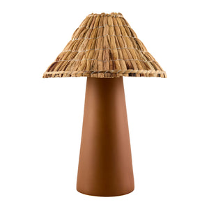   Modern European furniture - Seagrass Shade Ceramic Table Lamp - www.oroa.com | Oroa.com