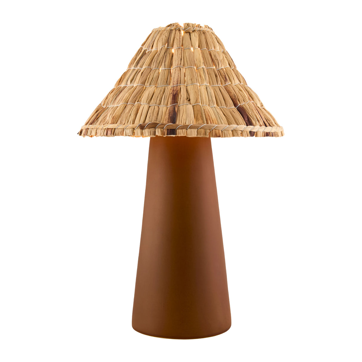   Modern European furniture - Seagrass Shade Ceramic Table Lamp - www.oroa.com | Oroa.com