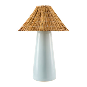   Modern European furniture - Seagrass Shade Ceramic Table Lamp - www.oroa.com | Oroa.com