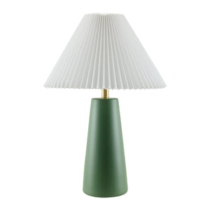   Modern European furniture - Pleated Shade Ceramic Table Lamp - www.oroa.com | Oroa.com