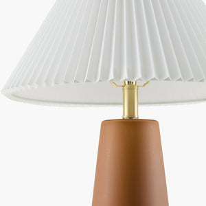   Modern European furniture - Pleated Shade Ceramic Table Lamp - www.oroa.com | Oroa.com