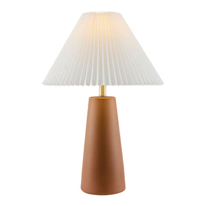   Modern European furniture - Pleated Shade Ceramic Table Lamp - www.oroa.com | Oroa.com