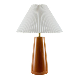   Modern European furniture - Pleated Shade Ceramic Table Lamp - www.oroa.com | Oroa.com