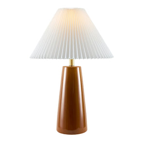   Modern European furniture - Pleated Shade Ceramic Table Lamp - www.oroa.com | Oroa.com