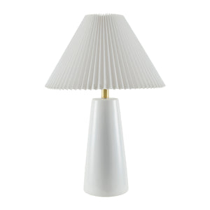   Modern European furniture - Pleated Shade Ceramic Table Lamp - www.oroa.com | Oroa.com