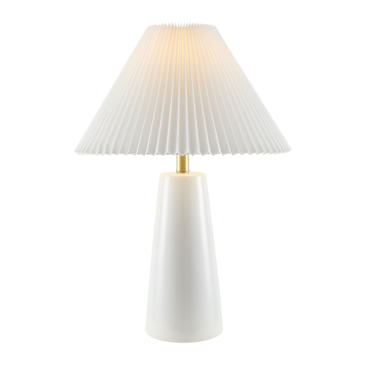   Modern European furniture - Pleated Shade Ceramic Table Lamp - www.oroa.com | Oroa.com