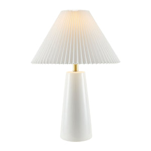   Modern European furniture - Pleated Shade Ceramic Table Lamp - www.oroa.com | Oroa.com