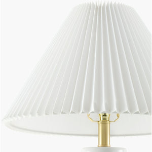   Modern European furniture - Pleated Shade Ceramic Table Lamp - www.oroa.com | Oroa.com
