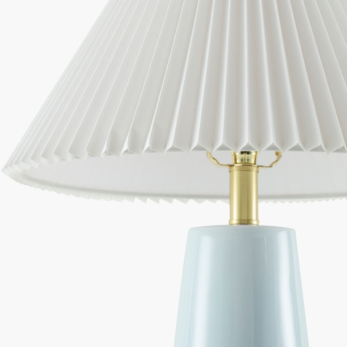   Modern European furniture - Pleated Shade Ceramic Table Lamp - www.oroa.com | Oroa.com