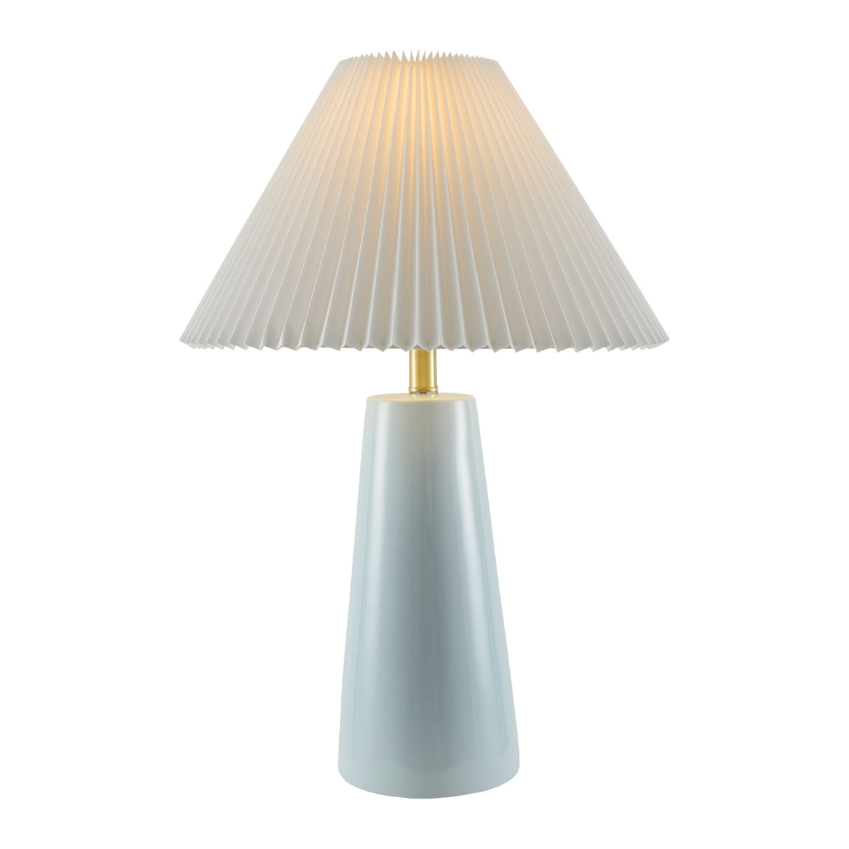   Modern European furniture - Pleated Shade Ceramic Table Lamp - www.oroa.com | Oroa.com