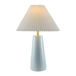   Modern European furniture - Pleated Shade Ceramic Table Lamp - www.oroa.com | Oroa.com