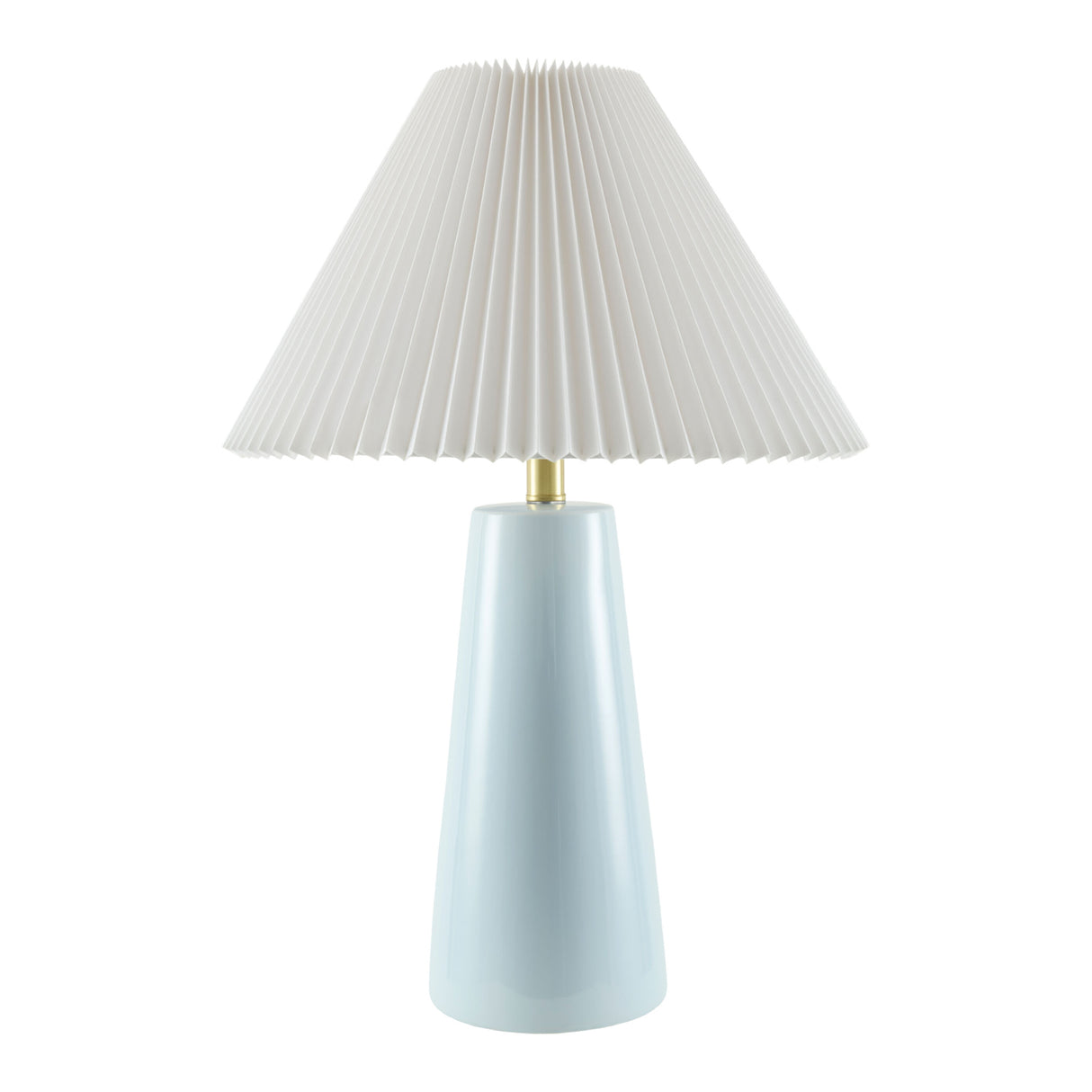   Modern European furniture - Pleated Shade Ceramic Table Lamp - www.oroa.com | Oroa.com