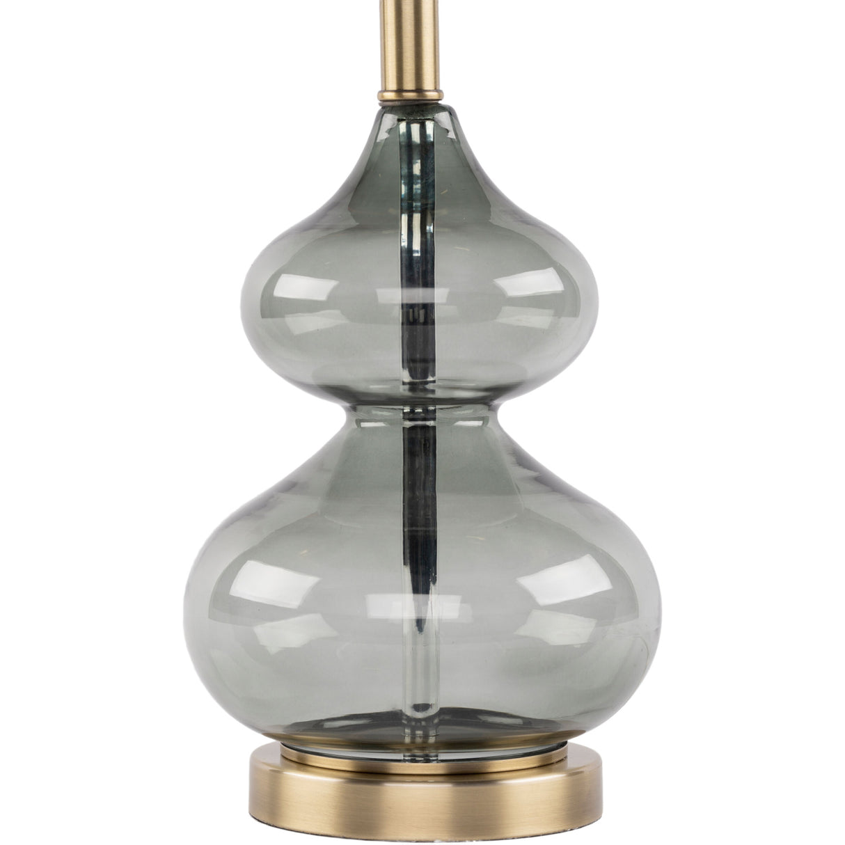   Modern European furniture - Gray Glass Accent Table Lamp - www.oroa.com | Oroa.com