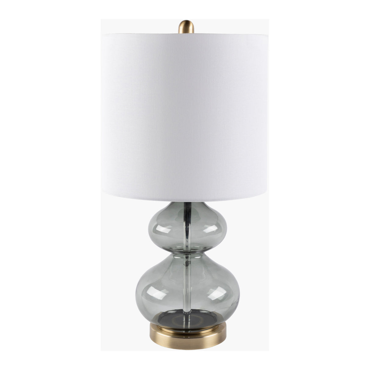   Modern European furniture - Gray Glass Accent Table Lamp - www.oroa.com | Oroa.com