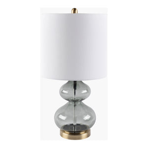   Modern European furniture - Gray Glass Accent Table Lamp - www.oroa.com | Oroa.com