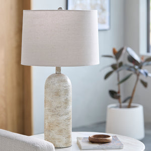   Modern European furniture - Linen Drum Shade Table Lamp - www.oroa.com | Oroa.com