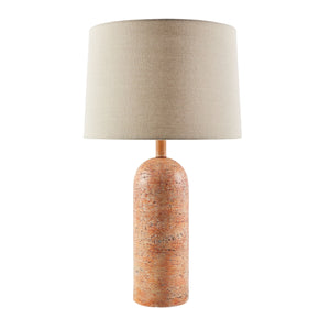   Modern European furniture - Linen Drum Shade Table Lamp - www.oroa.com | Oroa.com