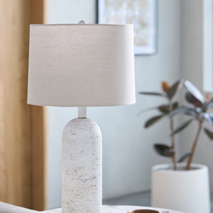   Modern European furniture - Linen Drum Shade Table Lamp - www.oroa.com | Oroa.com
