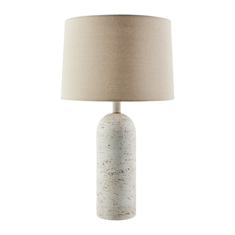   Modern European furniture - Linen Drum Shade Table Lamp - www.oroa.com | Oroa.com