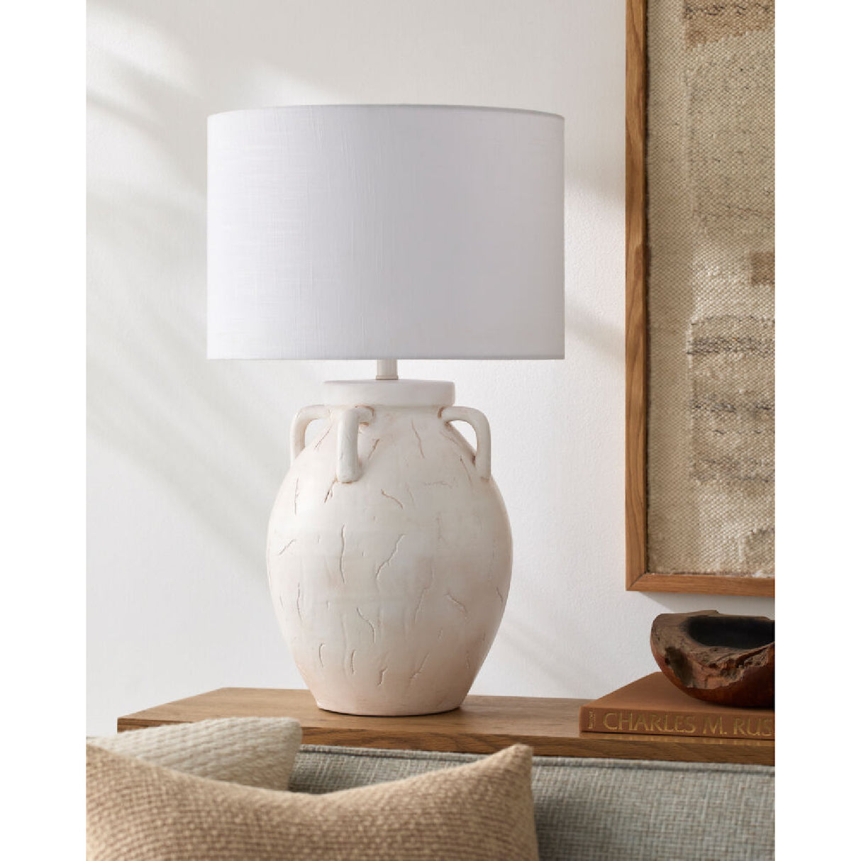   Modern European furniture - Crackle Ceramic Accent Table Lamp - www.oroa.com | Oroa.com