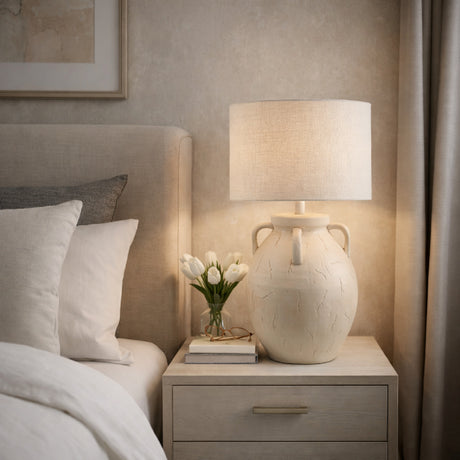   Modern European furniture - Crackle Ceramic Accent Table Lamp - www.oroa.com | Oroa.com