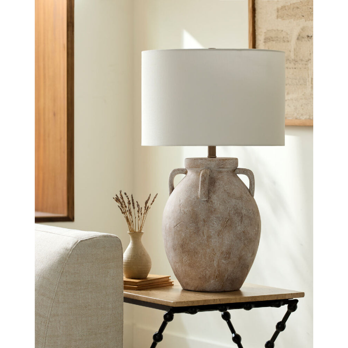   Modern European furniture - Crackle Ceramic Accent Table Lamp - www.oroa.com | Oroa.com