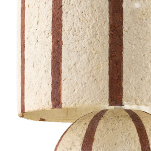   Modern European furniture - Beige Striped Accent Table Lamp - www.oroa.com | Oroa.com