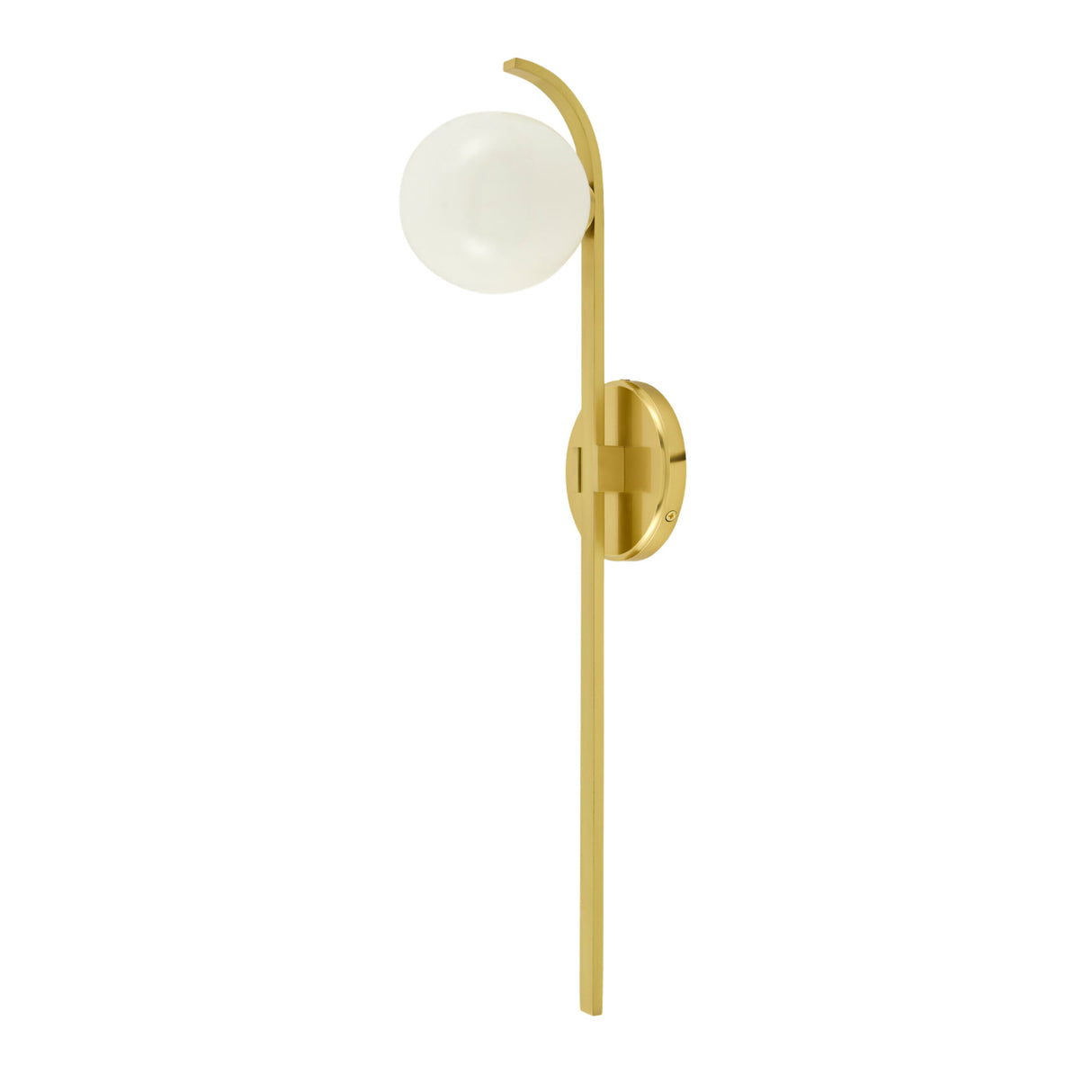   Modern European furniture - White Glass Sphere Wall Lamp - www.oroa.com | Oroa.com