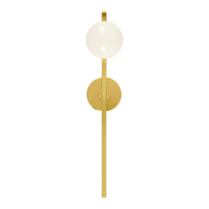   Modern European furniture - White Glass Sphere Wall Lamp - www.oroa.com | Oroa.com