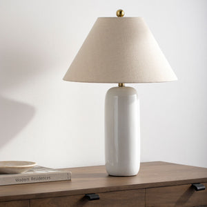   Modern European furniture - White Ceramic Accent Table Lamp - www.oroa.com | Oroa.com