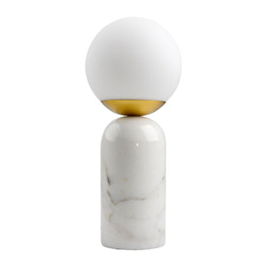   Modern European furniture - Marble White Glass Table Lamp - www.oroa.com | Oroa.com