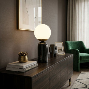   Modern European furniture - Marble White Glass Table Lamp - www.oroa.com | Oroa.com
