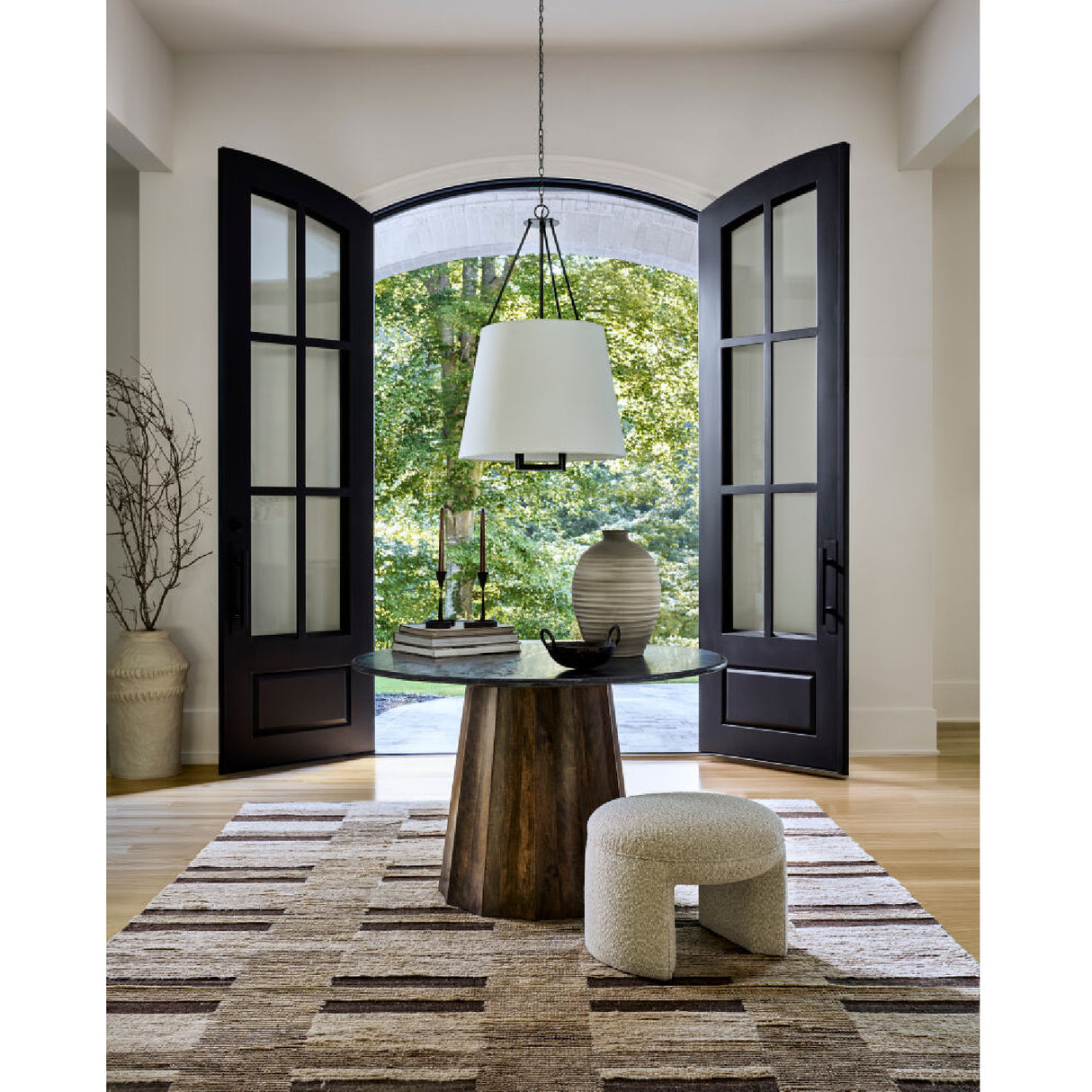   Modern European furniture - White Linen Chandelier - www.oroa.com | Oroa.com
