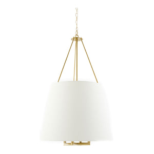   Modern European furniture - White Linen Chandelier - www.oroa.com | Oroa.com