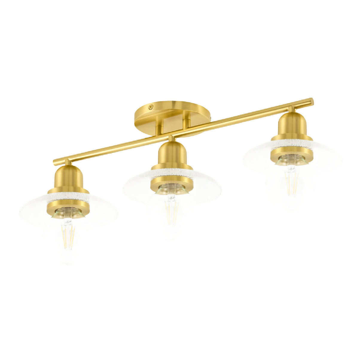   Modern European furniture - Gold Fixture Glass Wall Lamp - www.oroa.com | Oroa.com