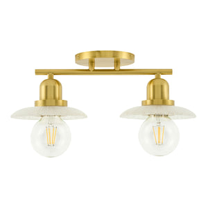   Modern European furniture - Gold Fixture Glass Wall Lamp - www.oroa.com | Oroa.com