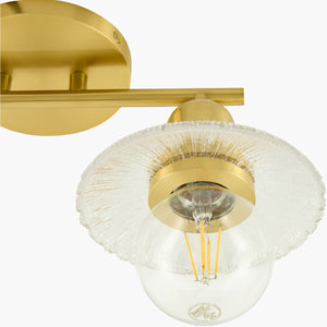   Modern European furniture - Gold Fixture Glass Wall Lamp - www.oroa.com | Oroa.com