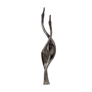   Modern European furniture - Blackened Silver Abstract Sculpture - www.oroa.com | Oroa.com