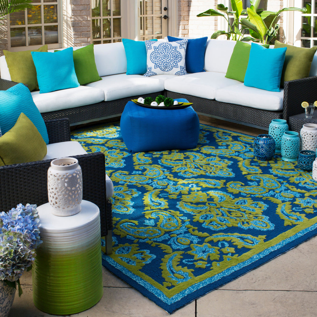   Modern European furniture - Ceramic Cylindrical Outdoor Stool - www.oroa.com | Oroa.com