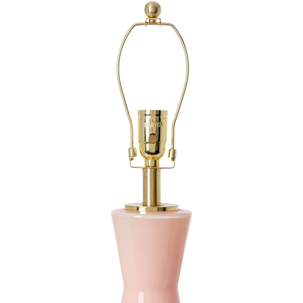   Modern European furniture - Pink Glass Accent Table Lamp - www.oroa.com | Oroa.com