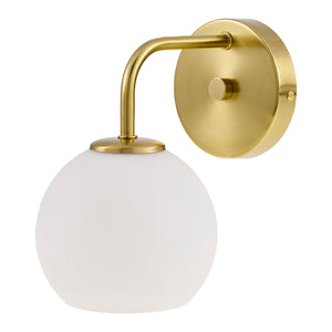   Modern European furniture - Gold Clear Glass Wall Lamp - www.oroa.com | Oroa.com