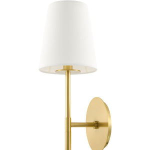   Modern European furniture - White Linen Shade Wall Lamp - www.oroa.com | Oroa.com