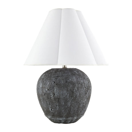   Modern European furniture - Black Cement Accent Table Lamp - www.oroa.com | Oroa.com
