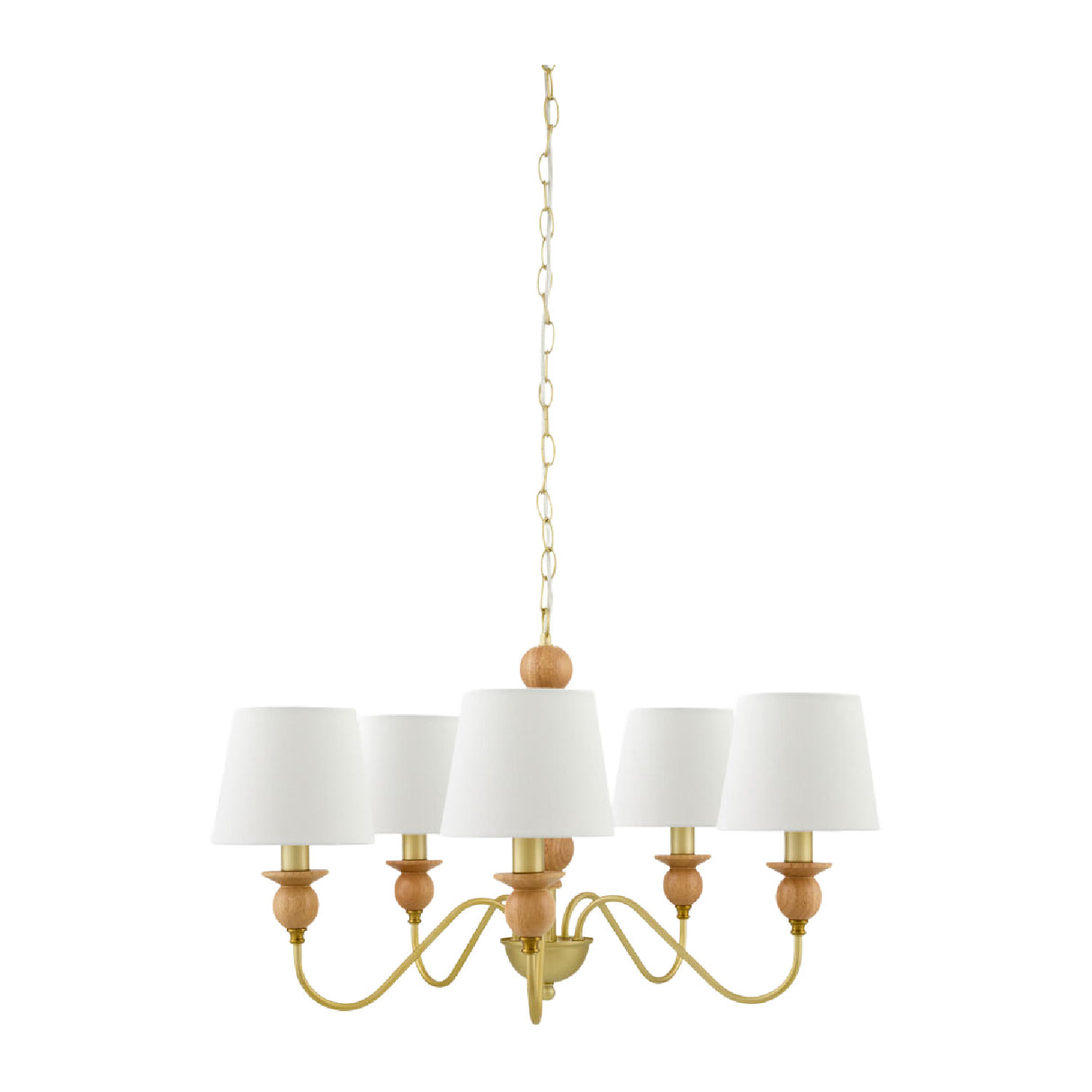   Modern European furniture - 5-Light Linen Classic Chandelier - www.oroa.com | Oroa.com