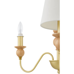   Modern European furniture - 5-Light Linen Classic Chandelier - www.oroa.com | Oroa.com
