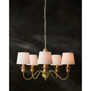   Modern European furniture - 5-Light Linen Classic Chandelier - www.oroa.com | Oroa.com