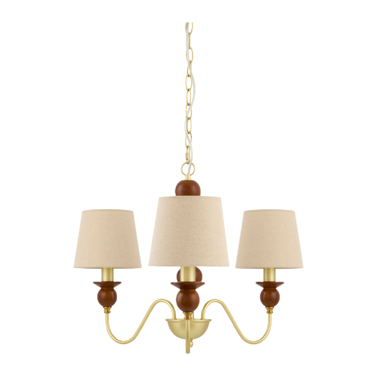   Modern European furniture - 3-Light Linen Classic Chandelier - www.oroa.com | Oroa.com