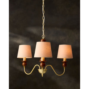   Modern European furniture - 3-Light Linen Classic Chandelier - www.oroa.com | Oroa.com