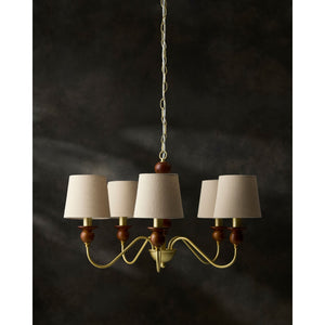   Modern European furniture - 5-Light Linen Classic Chandelier - www.oroa.com | Oroa.com