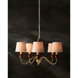   Modern European furniture - 5-Light Linen Classic Chandelier - www.oroa.com | Oroa.com